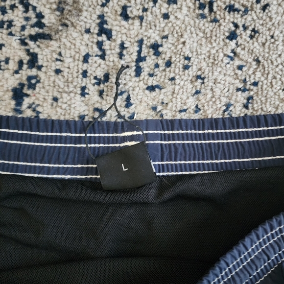 Hugo Boss Shorts Adult Large Navy Killifish Swim Trunks Board Lined Logo Mens L - Picture 6 of 8